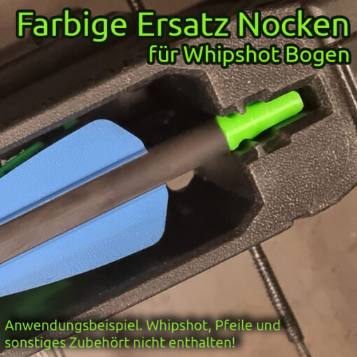 Auetarget farbige Nocke für den Whipshot Magazin bogen