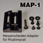 Messerscheiden Adapter für Picatinnyrail MAP-1