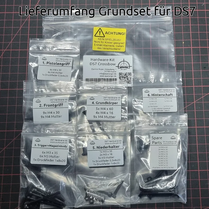 DS7 Crossbow Hardware-Kit Lieferumfang