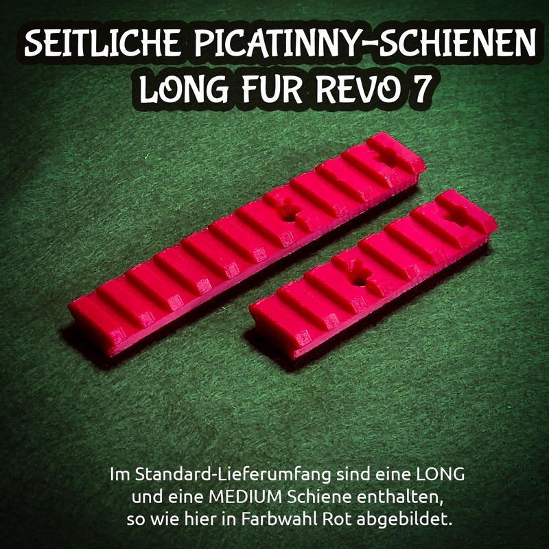 Picatinny LONG für EK Archery REVO 7 Armbrust in Rot