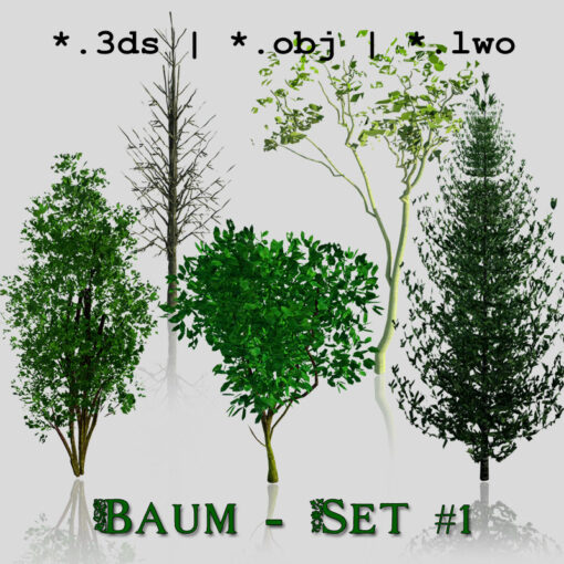Baum-Set 1 - Five Trees [Digital] – Bild 1