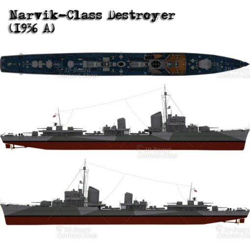 Deutscher Zerstörer 1936A Narvik-Klasse