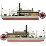 Mississippi Raddampfer 3D Model