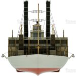 Mississippi Raddampfer 3D Model