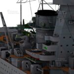 Panzerschiff Admiral Graf Spee Kriegsmarine 3D Model