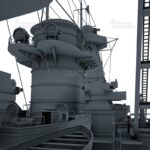 Panzerschiff Admiral Graf Spee Kriegsmarine 3D Model