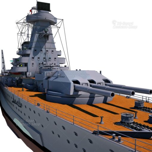 Panzerschiff Admiral Graf Spee Kriegsmarine 3D Model