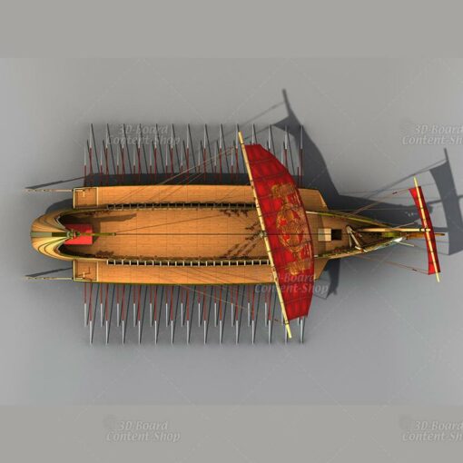 Römische Galeere 3D Model