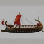 Römische Galeere 3D Model