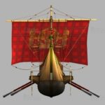 Römische Galeere 3D Model
