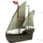 Niña - Kolumbus Schiff - Columbus Ship - 3D Model