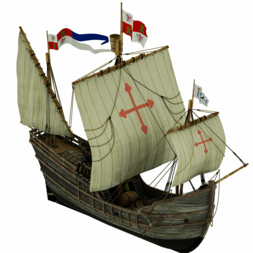 Pinta - Kolumbus Schiff - Columbus Ship - 3D Model