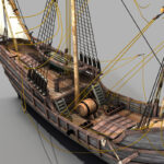 Pinta - Kolumbus Schiff - Columbus Ship - 3D Model