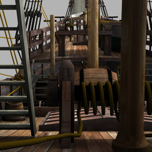 Pinta - Kolumbus Schiff - Columbus Ship - 3D Model
