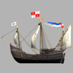 Pinta - Kolumbus Schiff - Columbus Ship - 3D Model