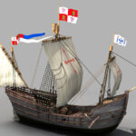Pinta - Kolumbus Schiff - Columbus Ship - 3D Model