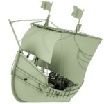 Pinta - Kolumbus Schiff - Columbus Ship - 3D Model