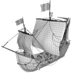 Pinta - Kolumbus Schiff - Columbus Ship - 3D Model
