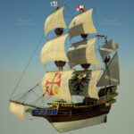 Spanische Galeone Cacafuego de la Santa Barbara [Digital] – Bild 16