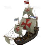 Santa Maria - Kolumbus Flaggschiff - Columbus Flag Ship - 3D Model