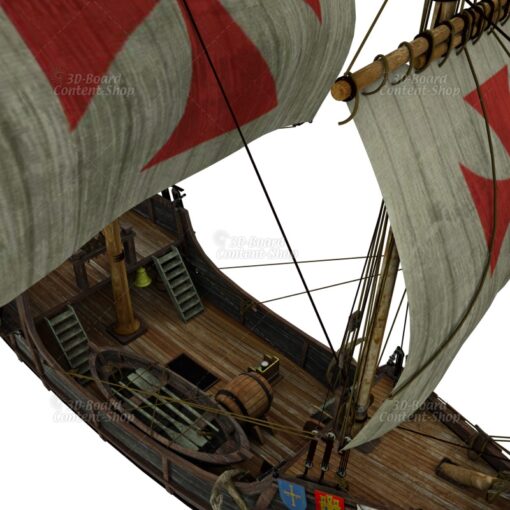 Santa Maria - Kolumbus Flaggschiff - Columbus Flag Ship - 3D Model