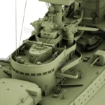Panzerschiff Deutschland Schwerer Kreuzer Lützow 3D Model