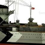 Panzerschiff Deutschland Schwerer Kreuzer Lützow 3D Model