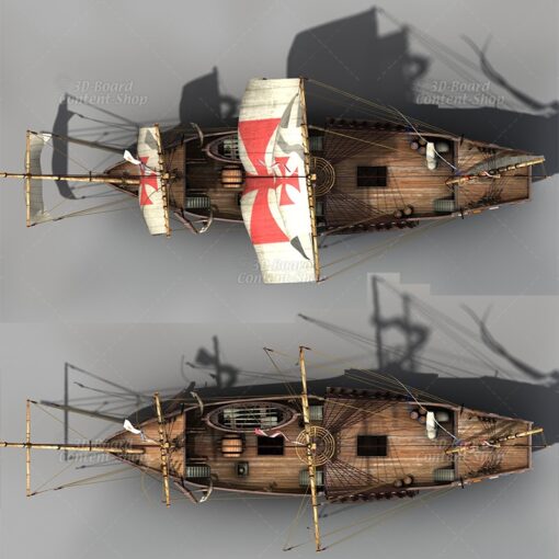 Santa Maria - Kolumbus Flaggschiff - Columbus Flag Ship - 3D Model