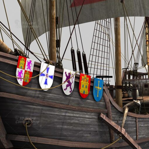 Santa Maria - Kolumbus Flaggschiff - Columbus Flag Ship - 3D Model