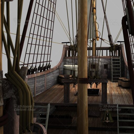 Santa Maria - Kolumbus Flaggschiff - Columbus Flag Ship - 3D Model