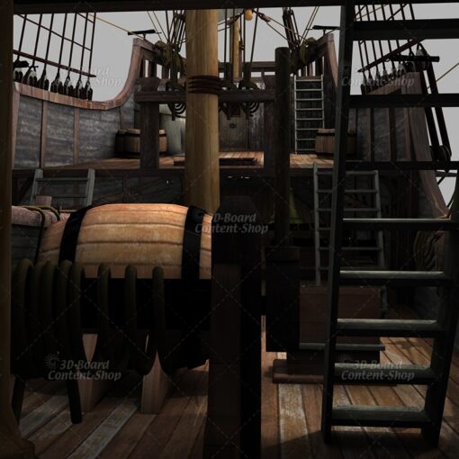 Santa Maria - Kolumbus Flaggschiff - Columbus Flag Ship - 3D Model