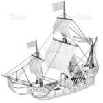 Santa Maria - Kolumbus Flaggschiff - Columbus Flag Ship - 3D Model